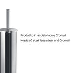 Scopino da appoggio di Gedy serie Edera Plus - Cromato