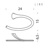 Porta salvietta ad anello collezione Link di Colombo Design