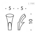 Appenditutto in ottone collezione Link di Colombo Design