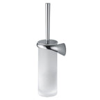 Porta scopino a muro sinistro in ottone collezione Link di Colombo Design