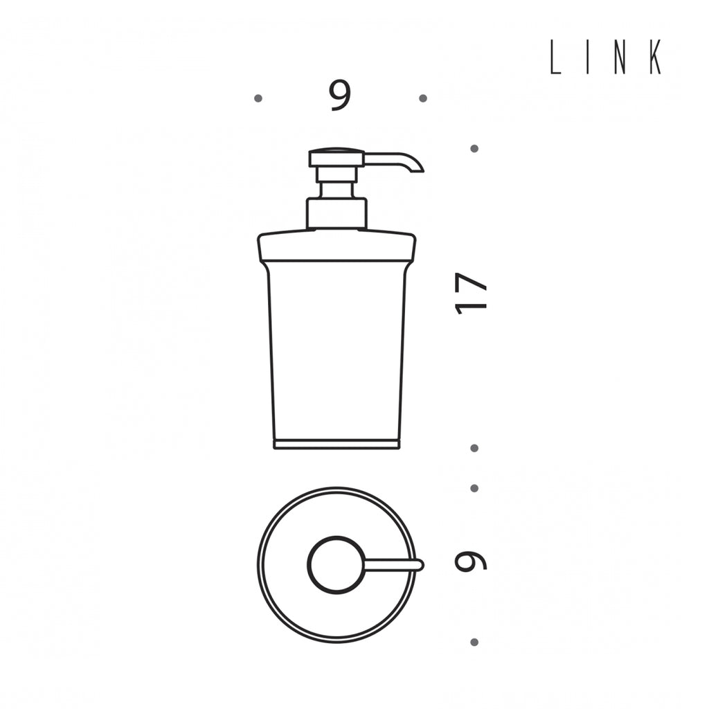 Spandisapone d'appoggio collezione Link di Colombo Design