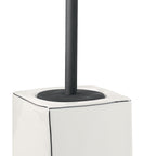 Scopino wc in ceramica Gedy serie Lucrezia - Bianco