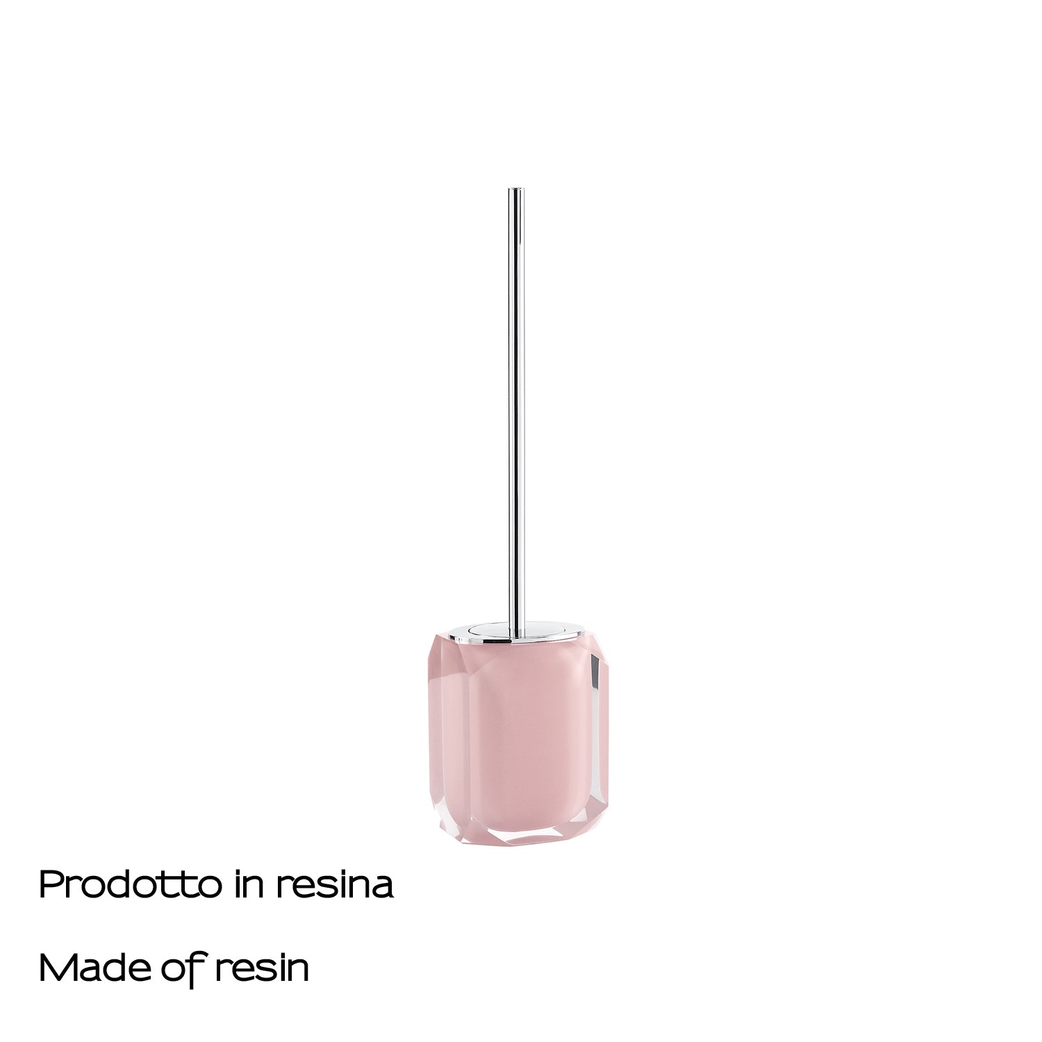 Scopino con ciuffo in setole Gedy serie Chanelle - Rosa