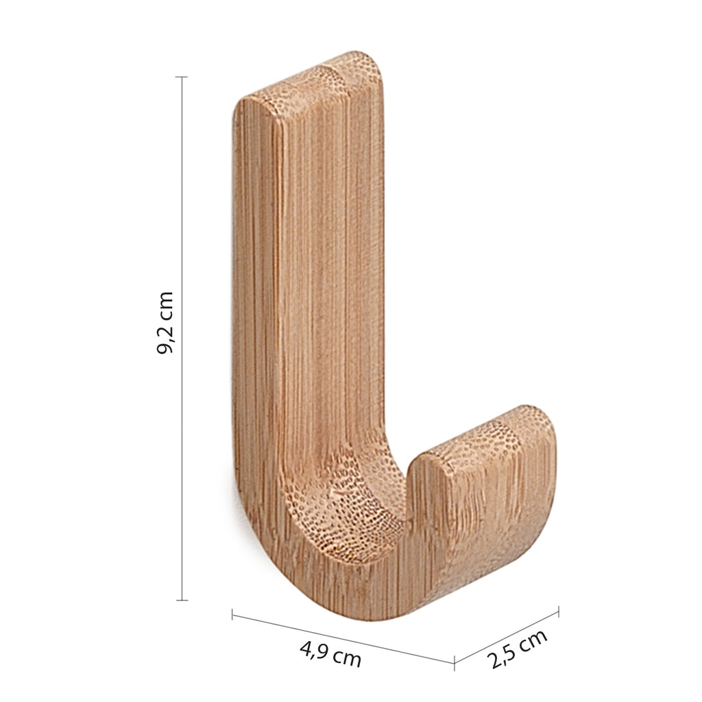 Set di 2 appendini in bambÃ¹ Gedy serie Himalaya - Naturale