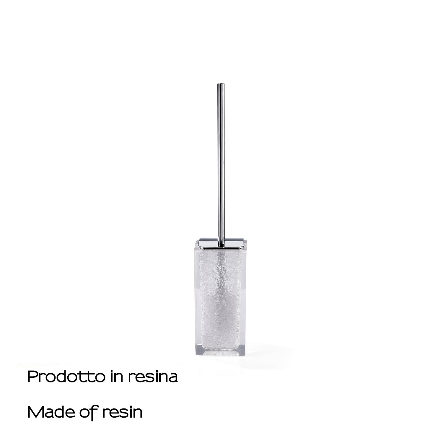 Scopino da appoggio con ciuffo in setole Gedy serie Antares - Bianco