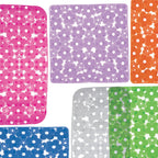 Tappeto antiscivolo doccia 53x53 in PVC modello Margherita di Gedy - Trasparente