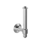 Porta rotolo verticale in ottone cromato collezione Hermitage di Colombo Design