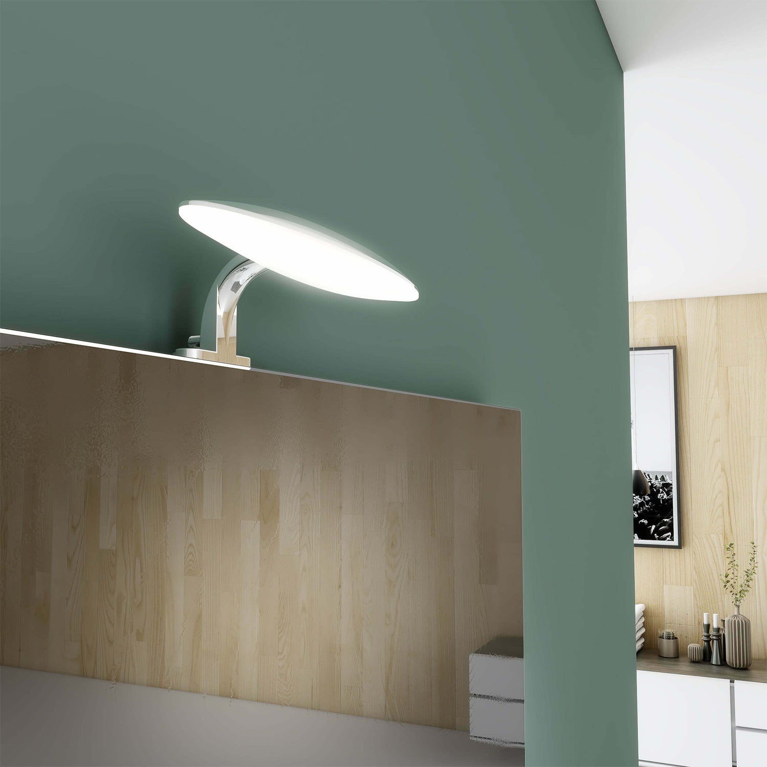 Lampada da bagno LED Cubi&Co Eos 20x4x6 cm