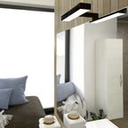 Lampada da bagno LED Cubi&Co modello Saturn 20x5x10 cm - Nero Opaco