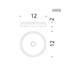 Porta sapone d'appoggio in ottone cromato collezione Hermitage di Colombo Design