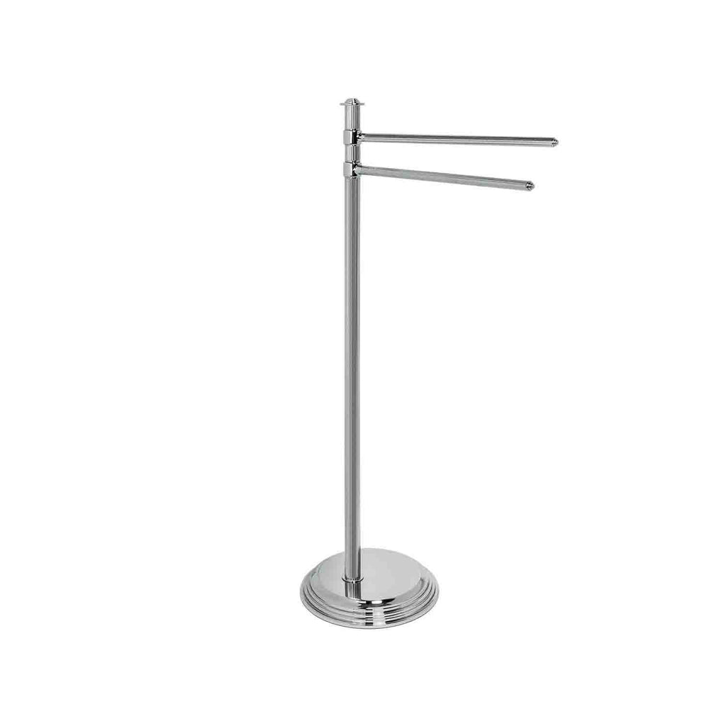 Piantana in ottone cromato Hermitage di Colombo Design