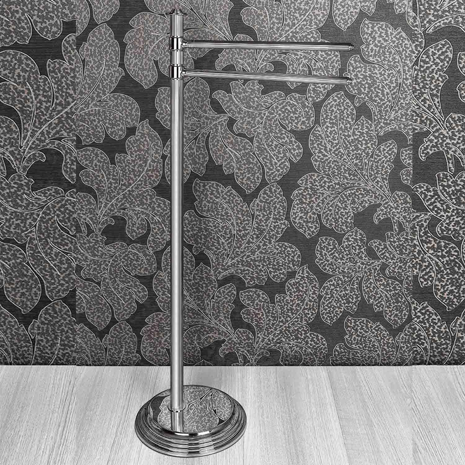 Piantana in ottone cromato Hermitage di Colombo Design