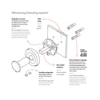 Appendino a muro in ottone verniciato della collezione 'Architect s+' by Cosmic cm 5
