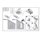 Appendino in acciaio verniciato della collezione 'Architect s+' by Cosmic cm 2