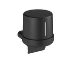 Dispenser sapone in ottone verniciato e plastica della collezione 'Architect s+' by Cosmic - Nero satinato - 400ml
