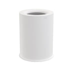 Cestino bagno da appoggio in acciaio inossidabile della collezione 'Geyser' by Cosmic - Bianco satinato