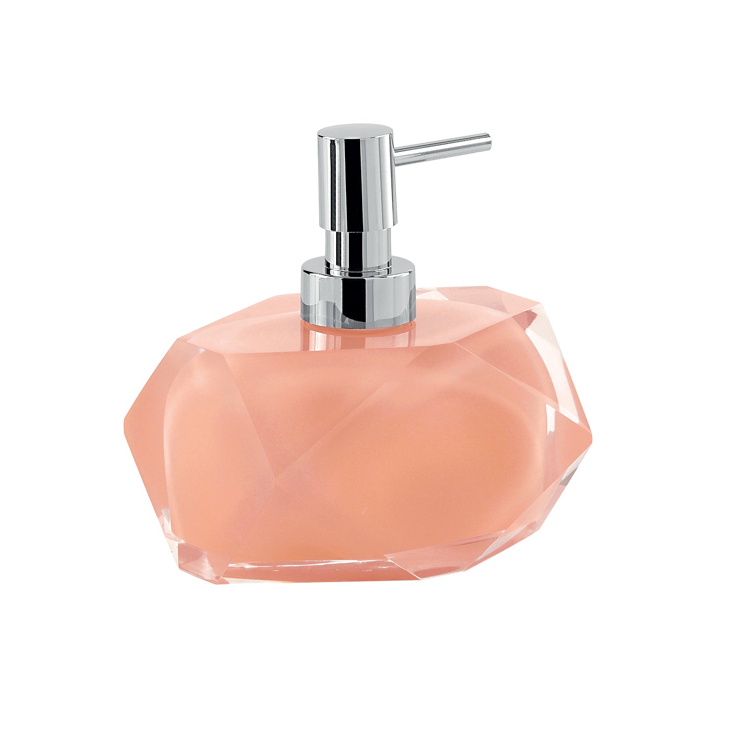 Dosasapone con erogatore in plastica cromata Gedy serie Chanelle - Pesca