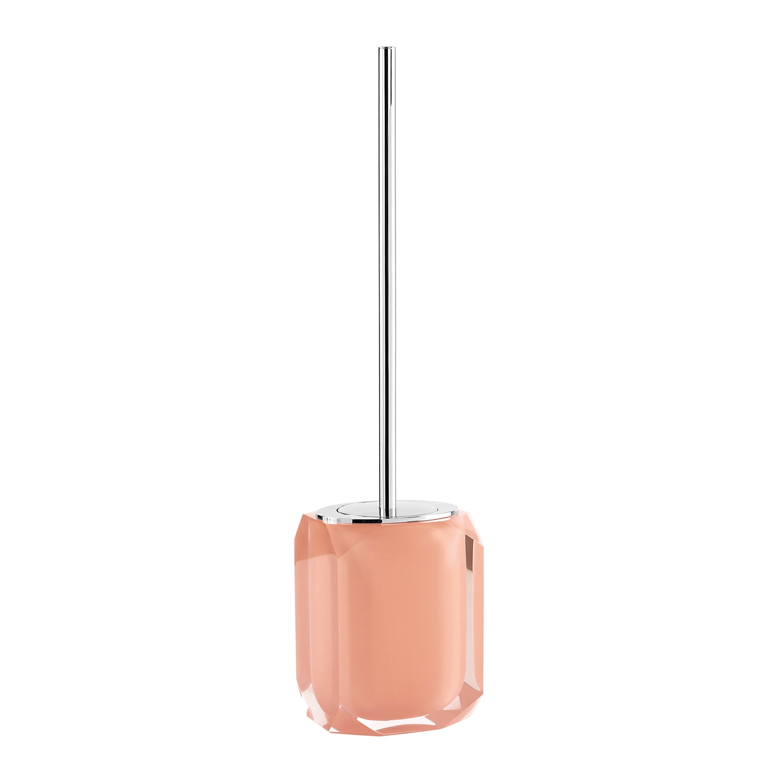 Scopino con ciuffo in setole Gedy serie Chanelle - Pesca