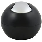 Pattumiera da 1L con coperchio basculante rimovibile modello Bowl - Nero Matt