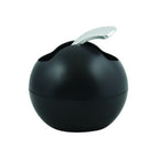 Pattumiera da 1L con coperchio basculante rimovibile modello Bowl - Nero Matt