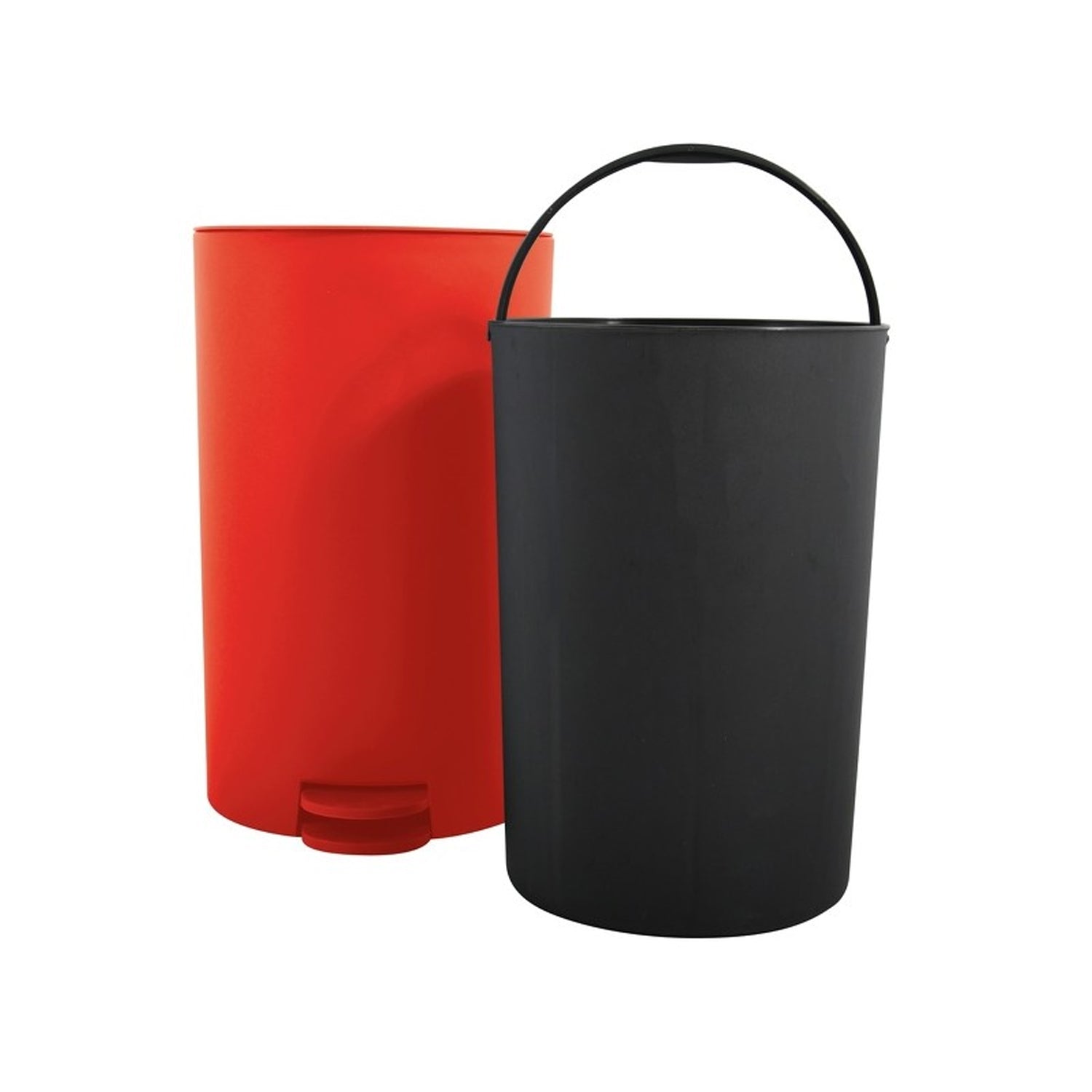 Pattumiera a pedale da 3L modello Osaki in polipropilene - Rosso Opaco