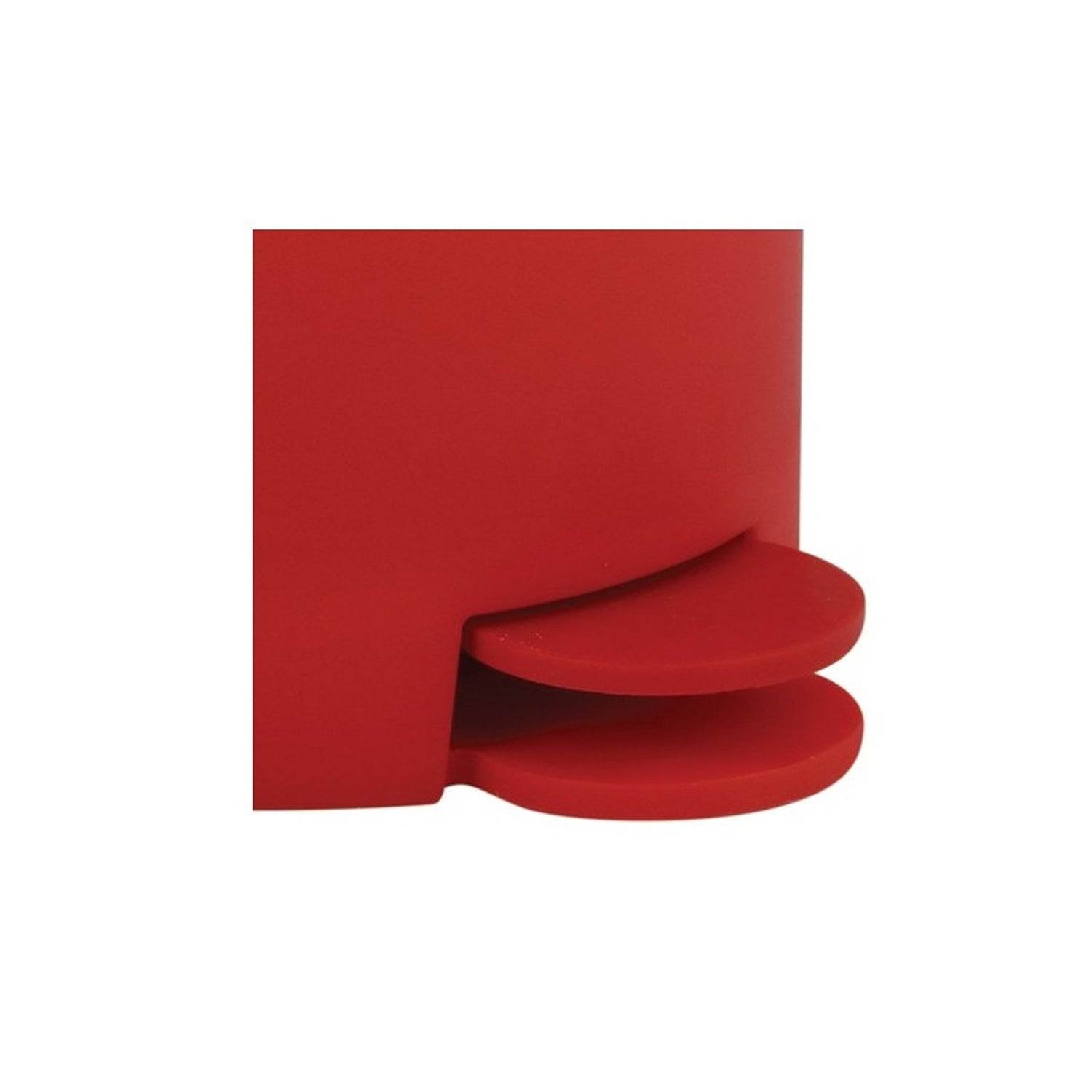 Pattumiera a pedale da 3L modello Osaki in polipropilene - Rosso Opaco