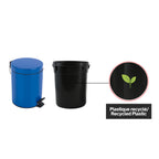 Pattumiera a pedale da 3L in Acciaio modello Sydney - Blu