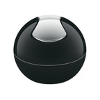 Pattumiera da 1L con coperchio basculante rimovibile modello Bowl - Nero Lucido