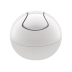 Pattumiera da 1L con coperchio basculante rimovibile modello Bowl - Total White