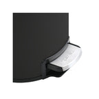 Pattumiera a pedale da 5L modello Riku in Acciaio Inox - Nero Opaco