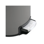 Pattumiera a pedale da 5L modello Riku in Acciaio Inox - Grigio Opaco