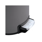 Pattumiera a pedale da 3L modello Riku in Acciaio Inox - Grigio Opaco