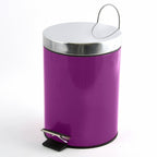 Pattumiera a pedale modello Unis da 3L in Acciaio Inox - Viola