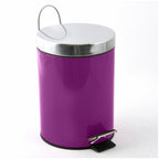 Pattumiera a pedale modello Unis da 3L in Acciaio Inox - Viola