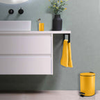 Pattumiera a pedale 3L in Acciaio modello Adelar - Giallo Sole Opaco