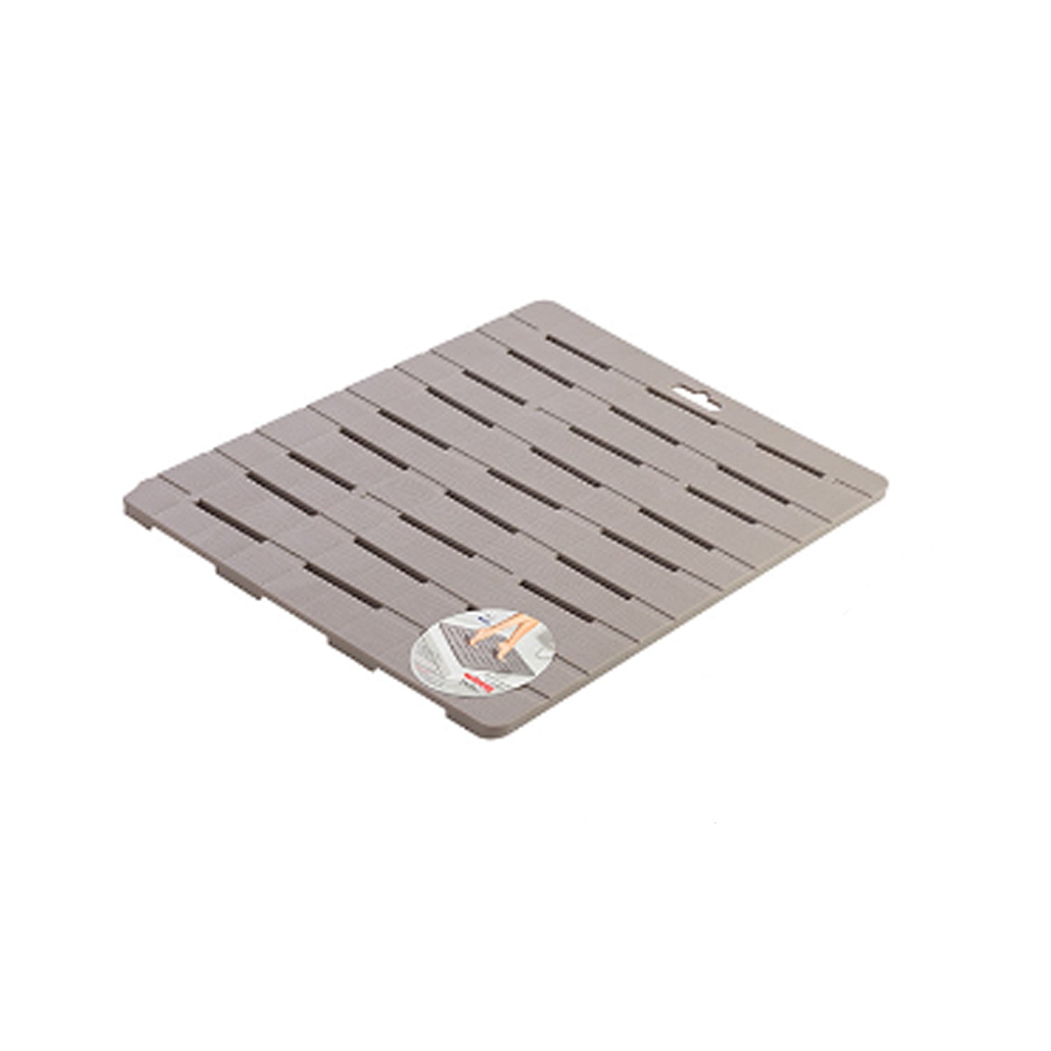 Pedana doccia rigida modello Winny 55x55 cm - Tortora