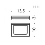 Porta sapone nero opaco collezione Look di Colombo Design