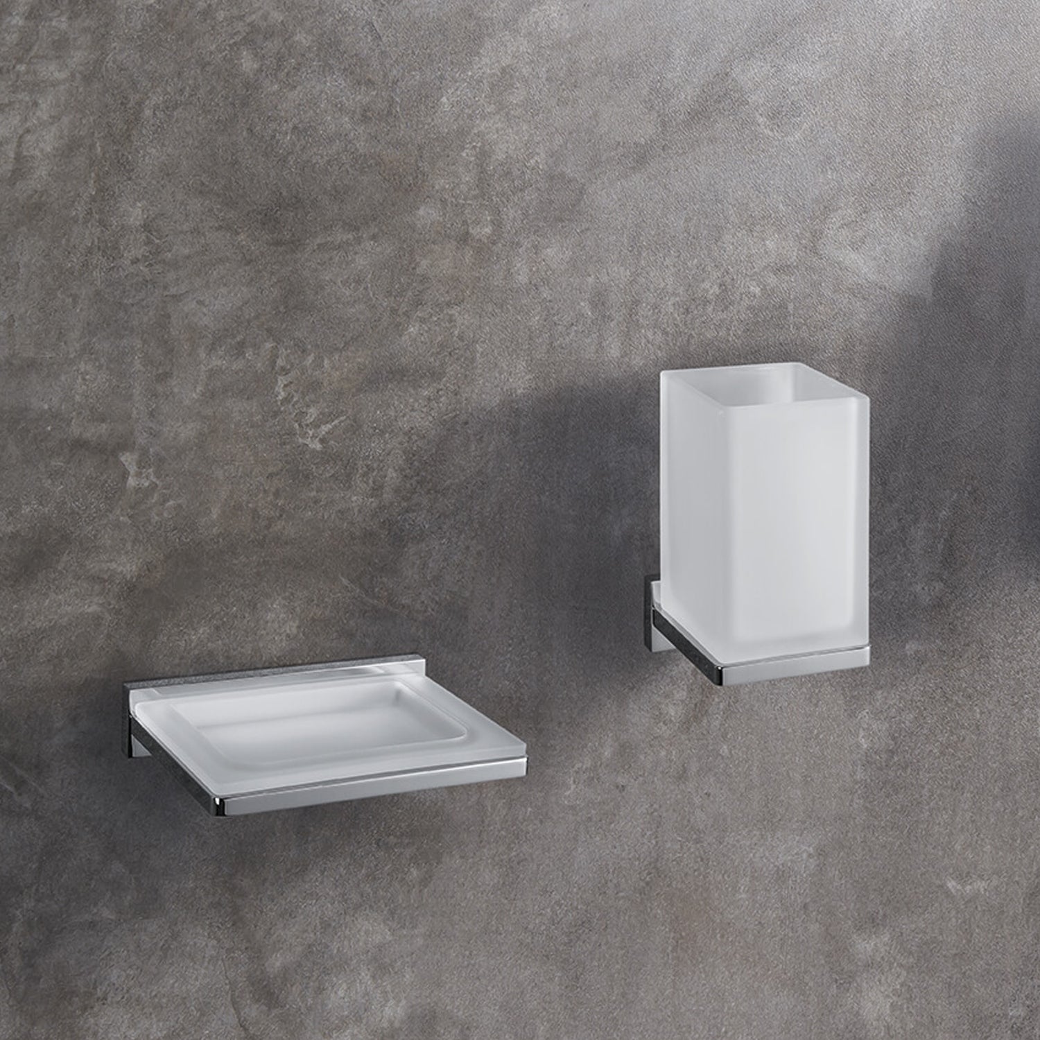 Porta bicchiere nero opaco collezione Look di Colombo Design