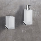 Porta bicchiere nero opaco collezione Look di Colombo Design