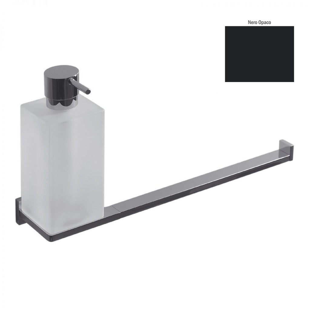 Spandisapone e porta salvietta bidet nero opaco Look di Colombo Design