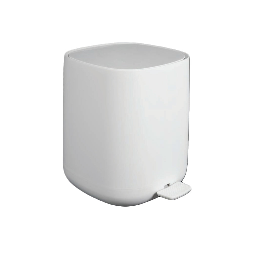 Cestino Gettacarta POD Bianco capienza di 5 litri con chiusura Soft Close e maniglia sul retro