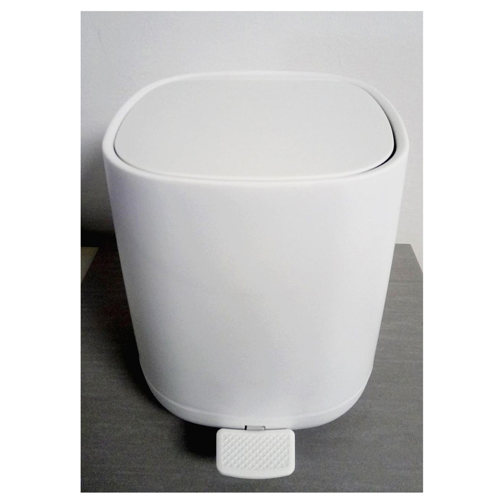 Cestino Gettacarta POD Bianco capienza di 5 litri con chiusura Soft Close e maniglia sul retro