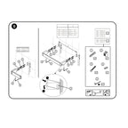 Porta asciugamani a muro in ottone cromato della collezione 'Extreme' by Cosmic cm 45