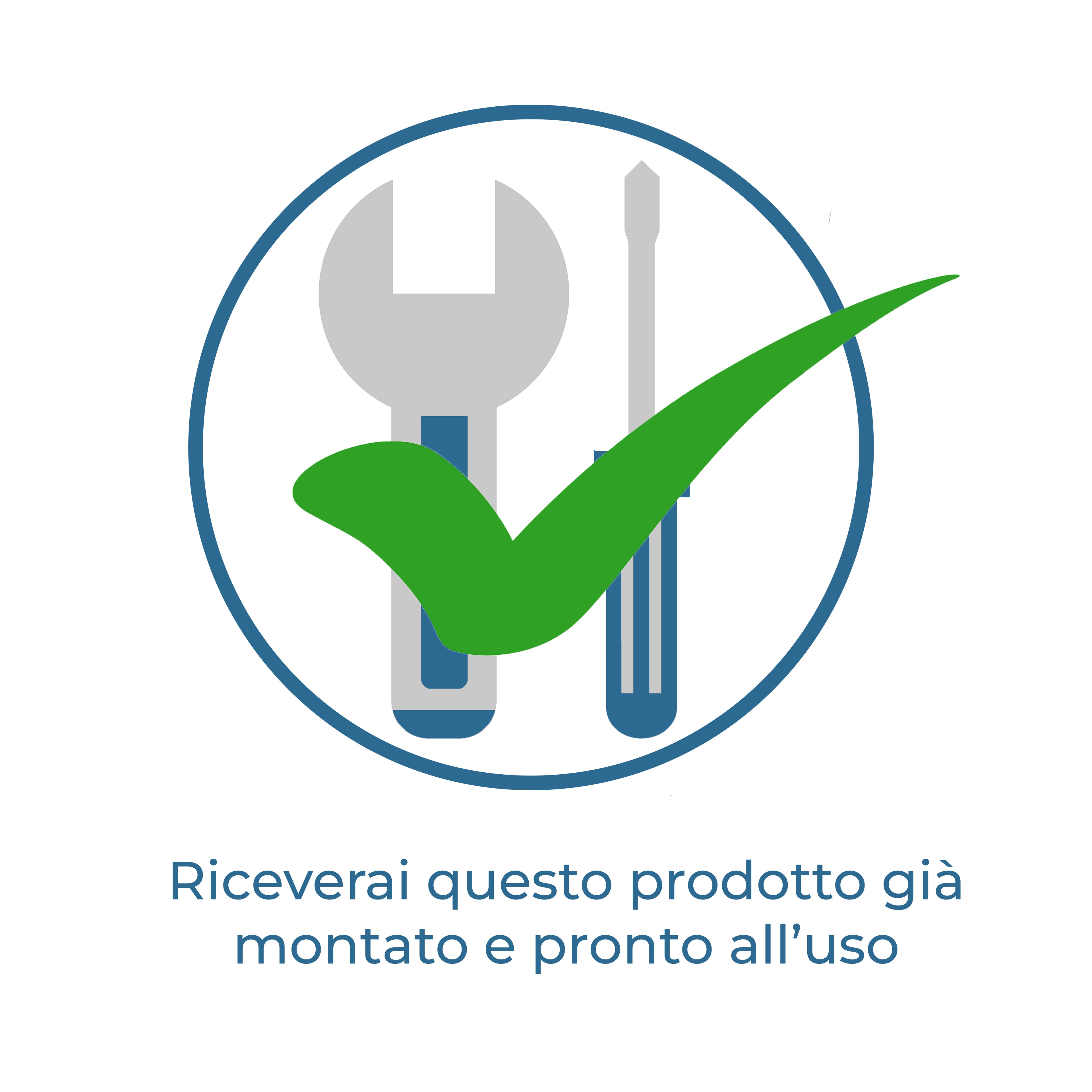 Dosasapone da appoggio con erogatore in plastica Gedy serie Vivienne - Blu