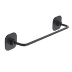 Porta asciugamani 30 cm in acciaio inox e cromall Teide di Gedy - Nero Matt