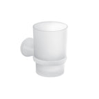 Portaspazzolini in Acciaio Inox Genziana di Gedy - Bianco