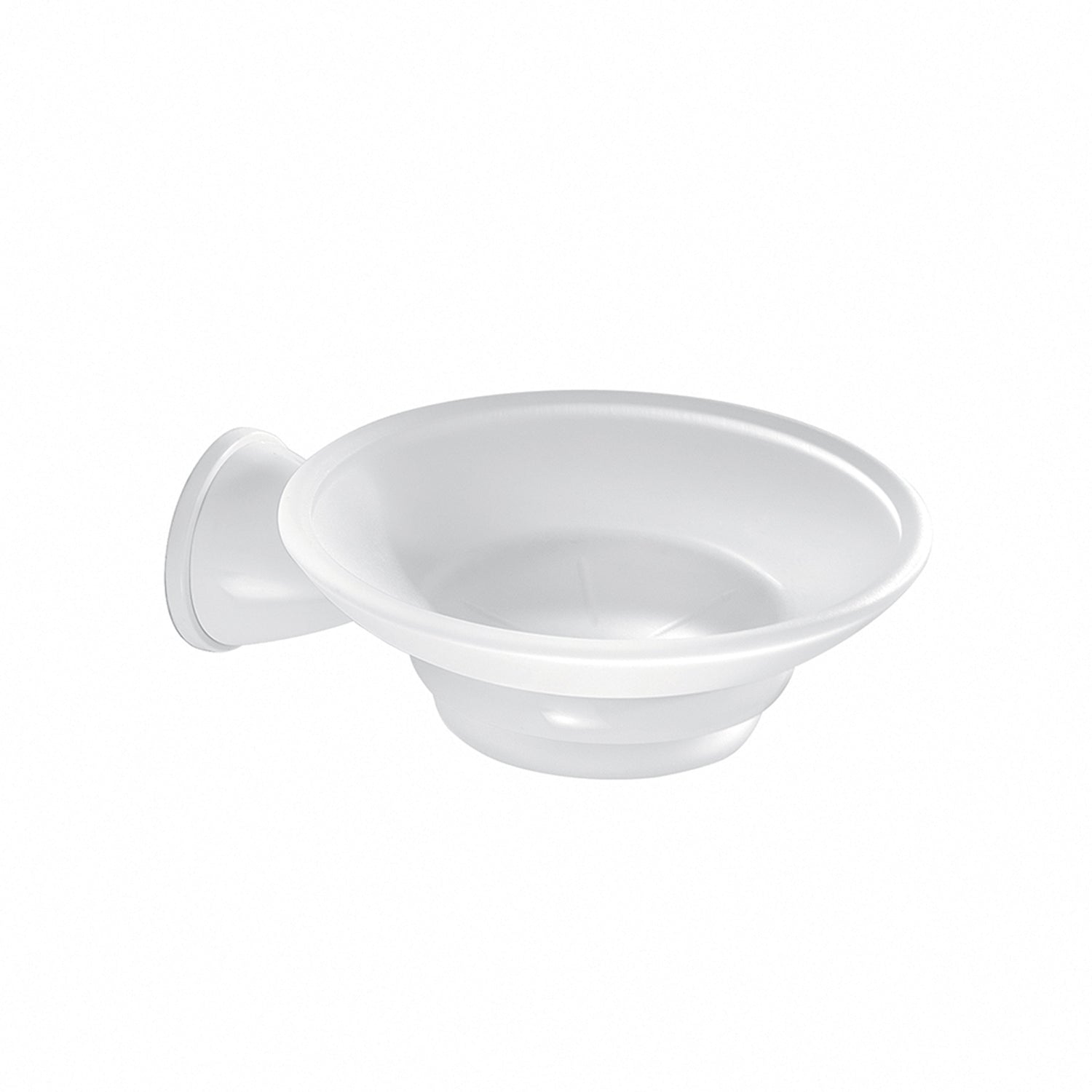 Portasapone in Acciaio Inox Genziana di Gedy - Bianco