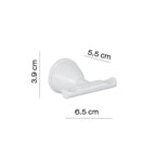 Appendiabiti in Acciaio Inox Genziana di Gedy - Bianco