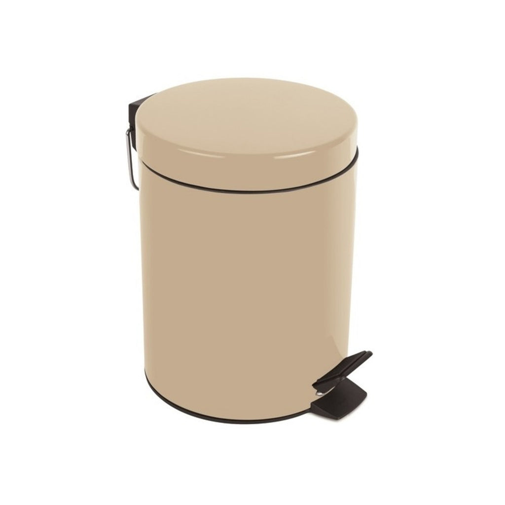 Pattumiera a pedale da 5L in Acciaio modello Sydney - Sabbia