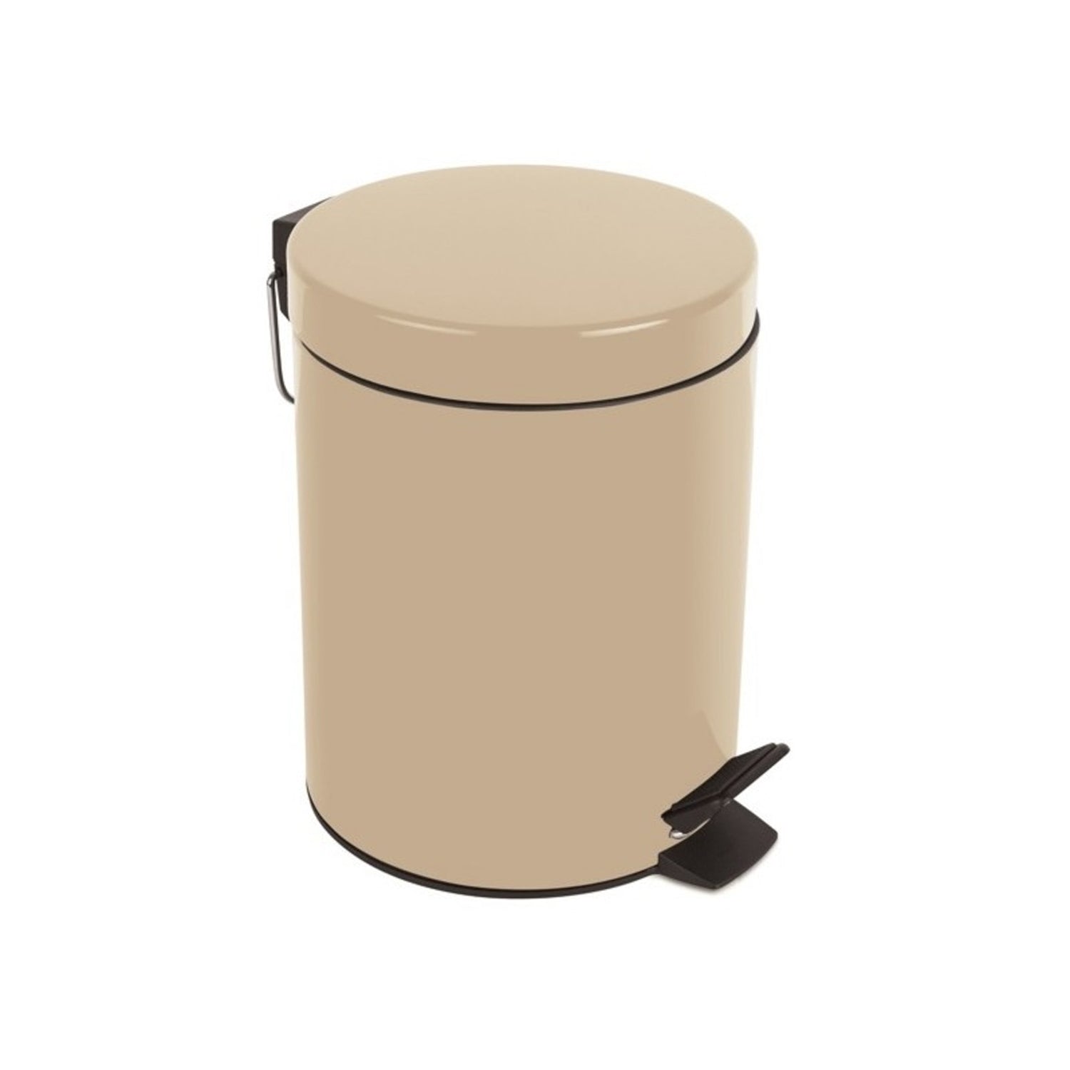 Pattumiera a pedale da 5L in Acciaio modello Sydney - Sabbia